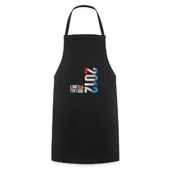2012 Limited Edition Birthday Gift 2012 - Cooking Apron - black - Front - AI Model Male 185 dark (185cm)