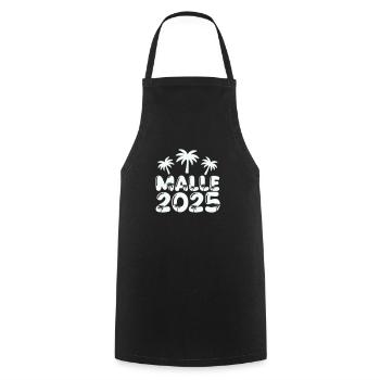 malle 2025 - Kochschürze - Schwarz - Vorne - AI Model Male 185 dark (185cm)