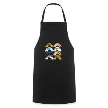 Studio One Reggae T-Shirt - Cooking Apron - black - Front - AI Model Male 185 dark (185cm)