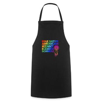 Lustige Sprüche LGBTQ Woke Ironie - Kochschürze - Schwarz - Vorne - AI Model Male 185 dark (185cm)