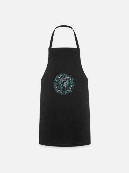Grille de surveillance mondiale - Tablier de cuisine - noir