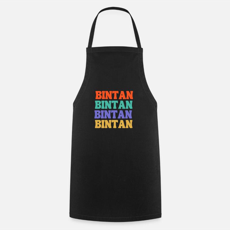 Bintan Indonesia - Cooking Apron - black