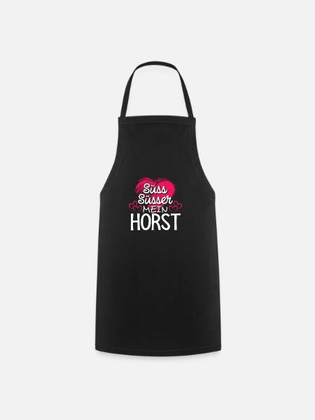 HORST - süss - Kochschürze - Schwarz