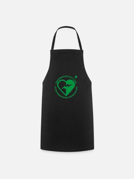 Defi-Shirt - Kochschürze - Schwarz