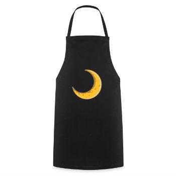 Mond Design Sichelmond - Kochschürze - Schwarz - Vorne - AI Model Male 185 dark (185cm)