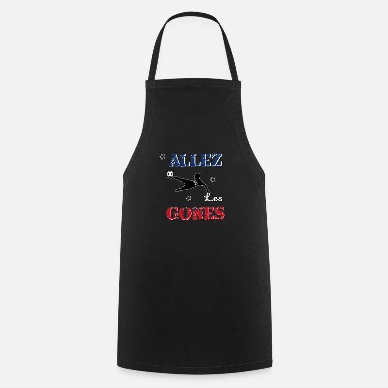 Allez les gones - Tablier de cuisine - noir