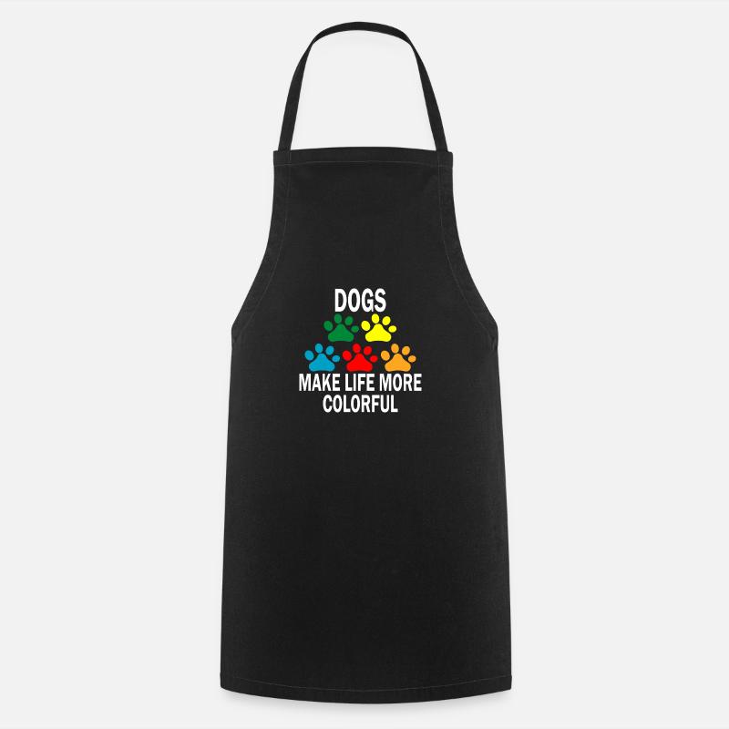 Chien chien - Tablier de cuisine - noir