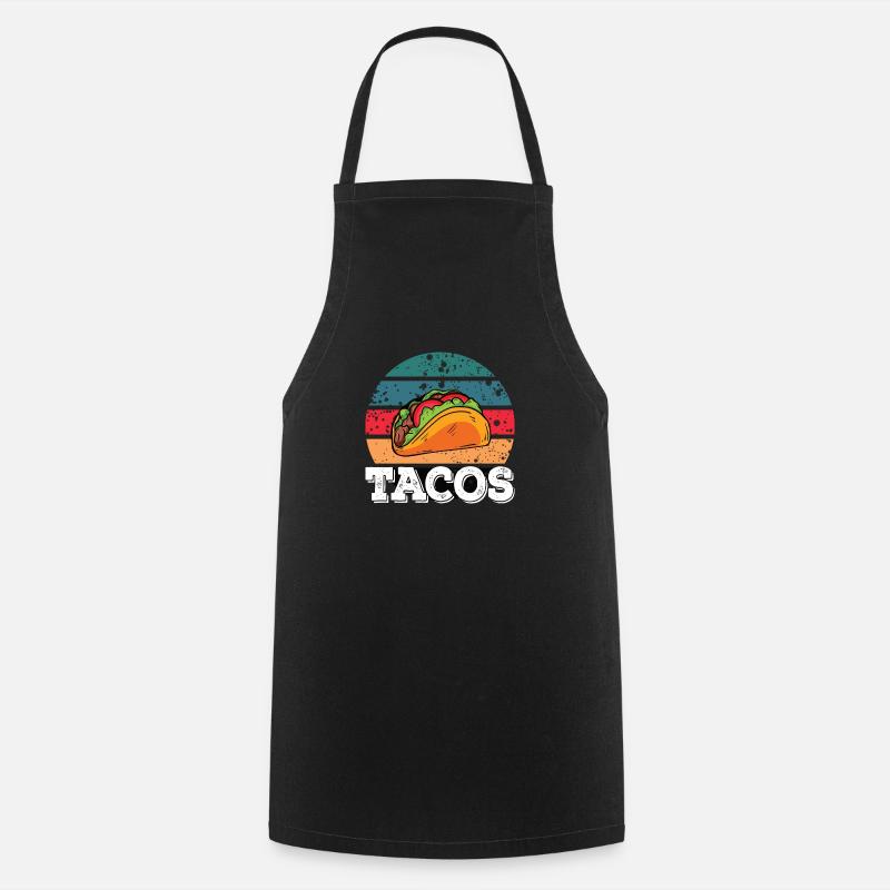 TACOS!!!!! - Cooking Apron - black