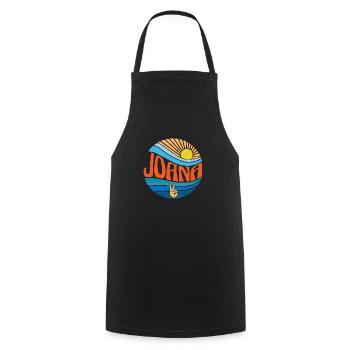 Joana Shirt Vintage Sunset Joana Groovy Tie Dye - Cooking Apron - black - Front - AI Model Male 185 dark (185cm)