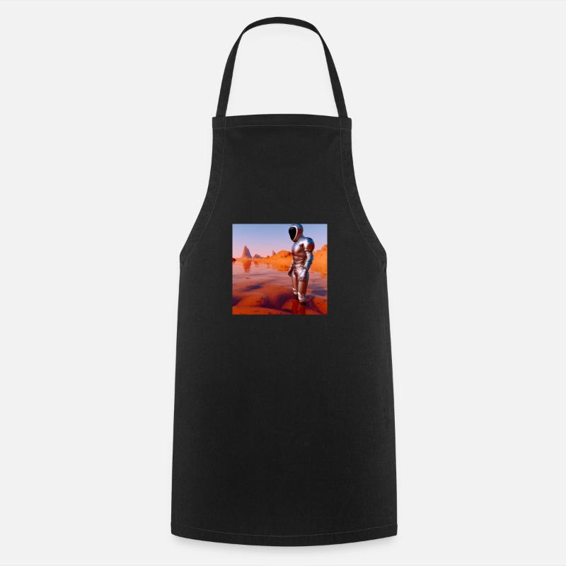 Plongeur sur Mars - Tablier de cuisine - noir