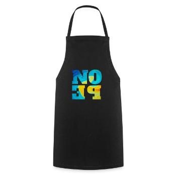 NOPE - ne soyez pas un béni-oui-oui! - Tablier de cuisine - noir - Devant - AI Model Male 185 dark (185cm)