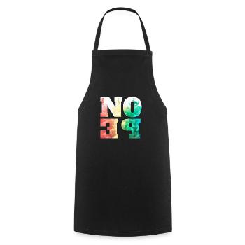 NOPE - ne soyez pas un béni-oui-oui! - Tablier de cuisine - noir - Devant - AI Model Male 185 dark (185cm)