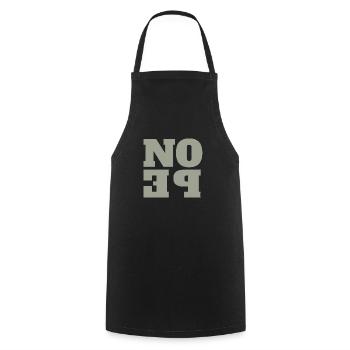 NOPE - ne soyez pas un béni-oui-oui! - Tablier de cuisine - noir - Devant - AI Model Male 185 dark (185cm)