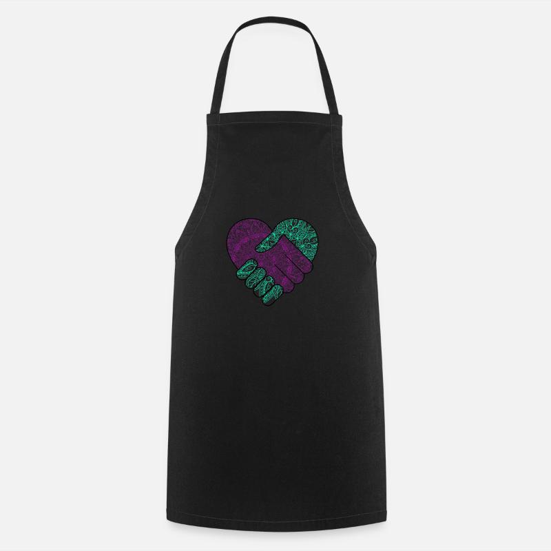 Peace - Cooking Apron - black