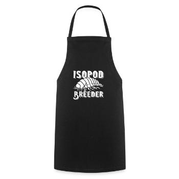 Isopod Breeding Hobby Enthusiast - Cooking Apron - black - Front - AI Model Male 185 dark (185cm)
