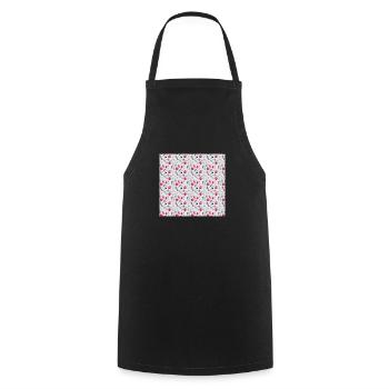 Christmas Graphic - Cooking Apron - black - Front - AI Model Male 185 dark (185cm)