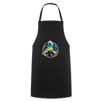 Quad & Off-Road - Cooking Apron - black - Front - AI Model Male 185 dark (185cm)