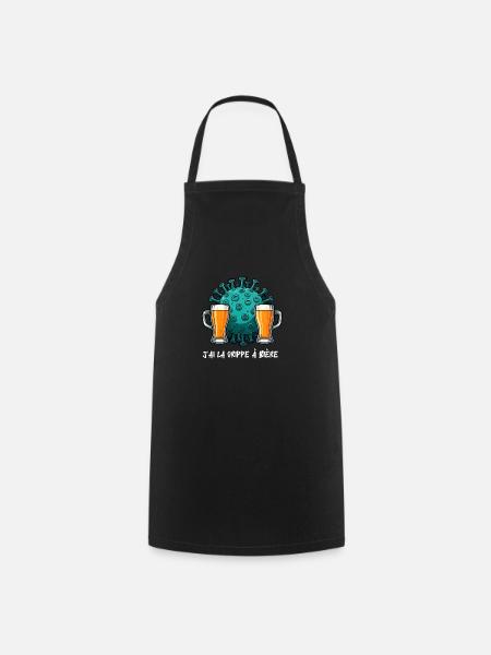 Ich habe eine Biergrippe - Kochschürze - Schwarz