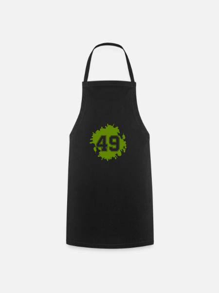 klecks 49 - Kochschürze - Schwarz