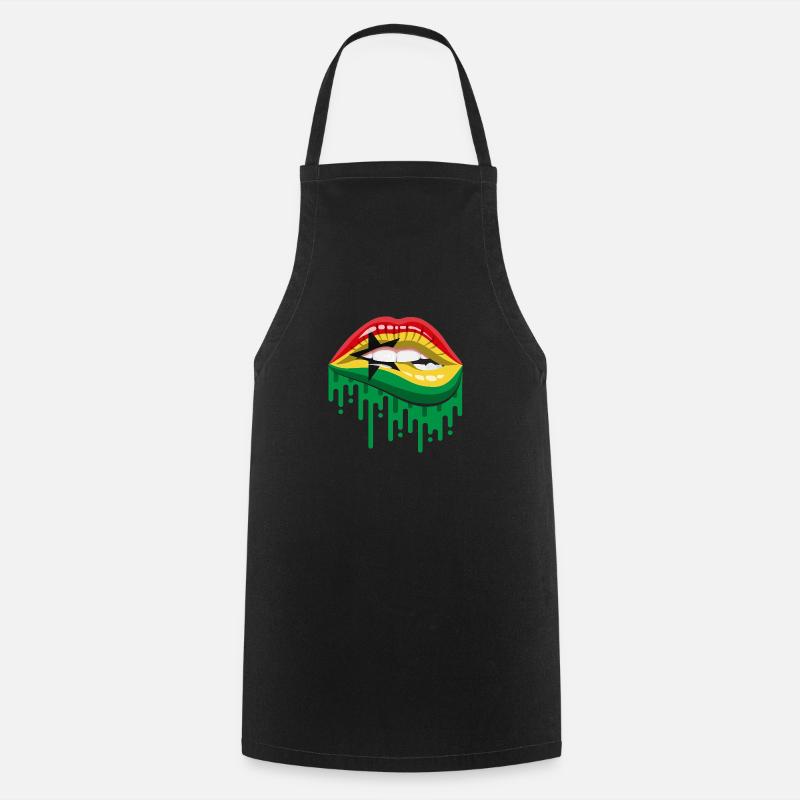 Ghana Pride - Cooking Apron - black