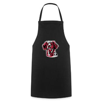 Brittany Spaniel - Cooking Apron - black - Front - AI Model Male 185 dark (185cm)