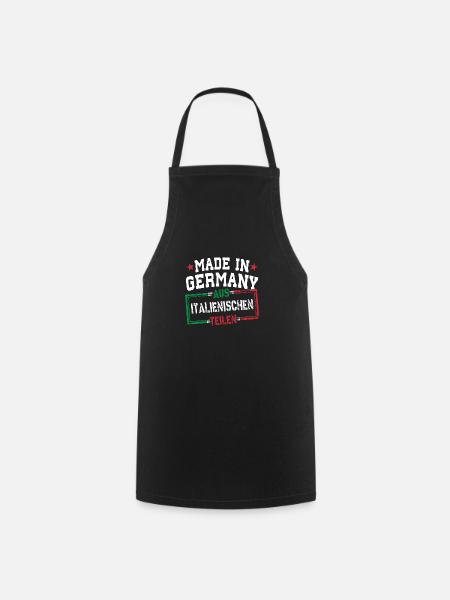 Made in Germany aus Italien - Kochschürze - Schwarz