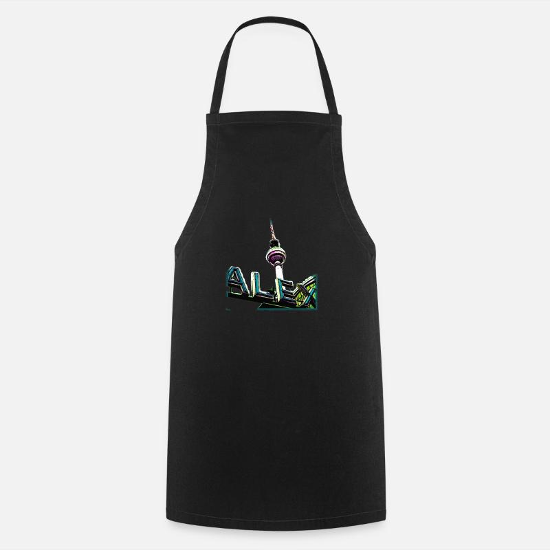 Alex Cyan - Cooking Apron - black