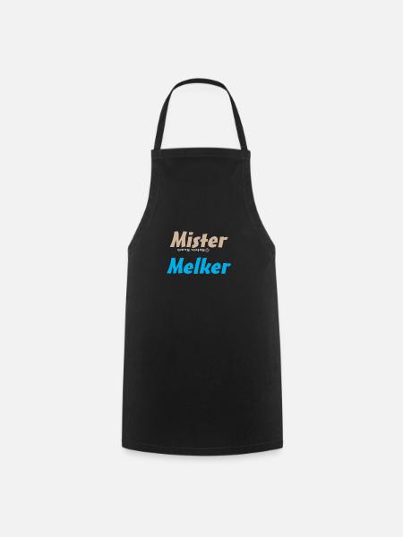 Mister Melker - Kochschürze - Schwarz