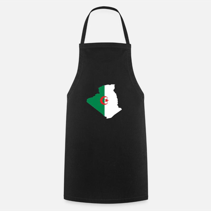 Algeria - Cooking Apron - black