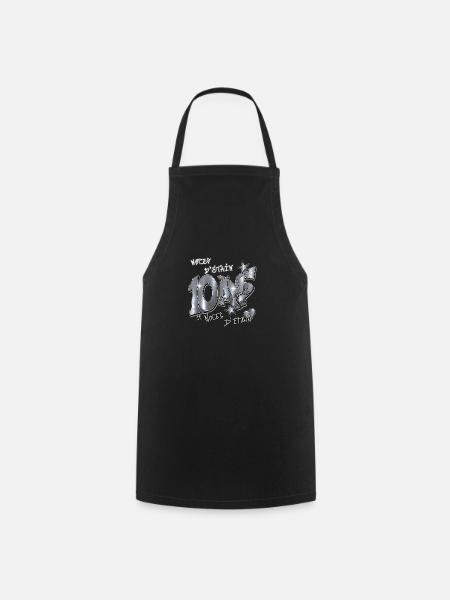 Noces d'étain - Tablier de cuisine - noir