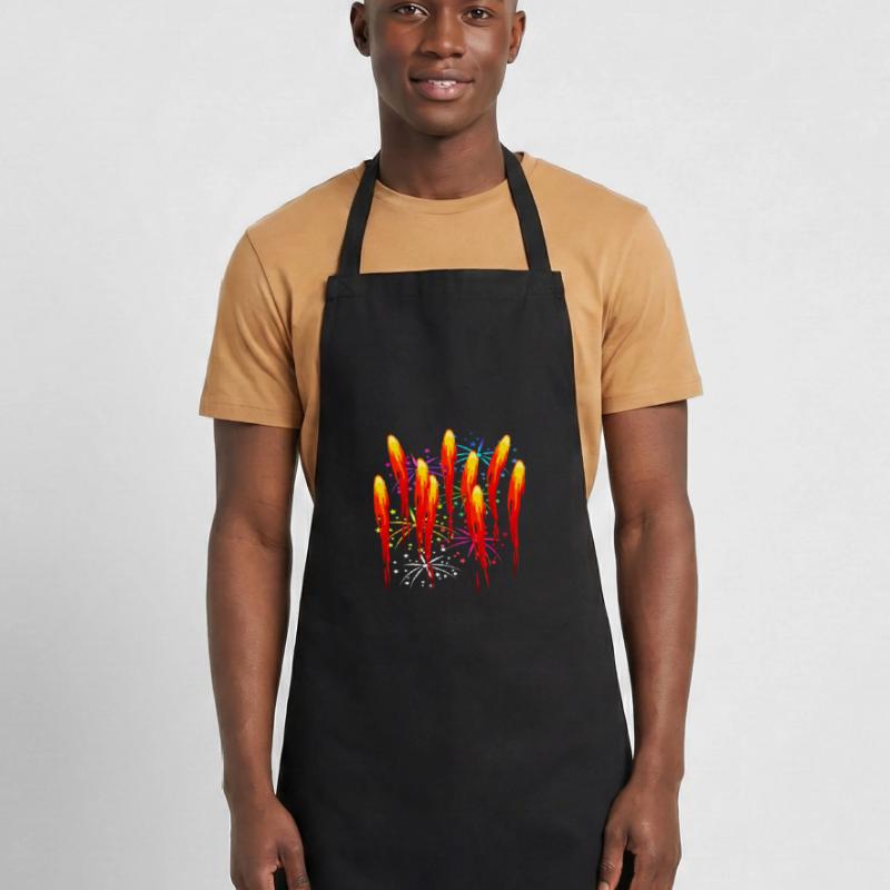 Feu firework fire fire fire Tablier de cuisine