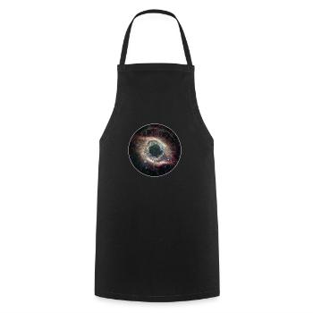 Galaxy - Space - Sterne - Cosmic - Kunst - - Kochschürze - Schwarz - Vorne - AI Model Male 185 dark (185cm)