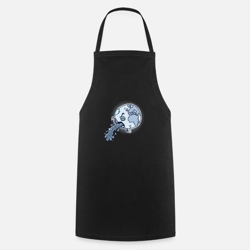 Terre malade - Tablier de cuisine - noir