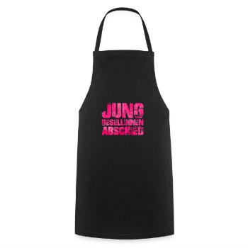 junggesellinnenabschied pink - Kochschürze - Schwarz - Vorne - AI Model Male 185 dark (185cm)