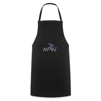 Moin - Kochschürze - Schwarz - Vorne - AI Model Male 185 dark (185cm)