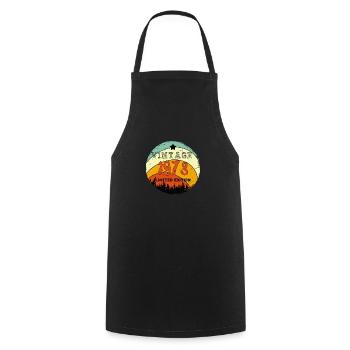 Vintage 1973 Limited - Tablier de cuisine - noir - Devant - AI Model Male 185 dark (185cm)