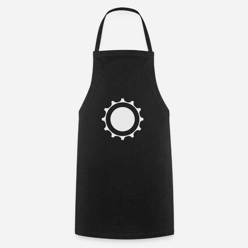 cogwheel - Cooking Apron - black