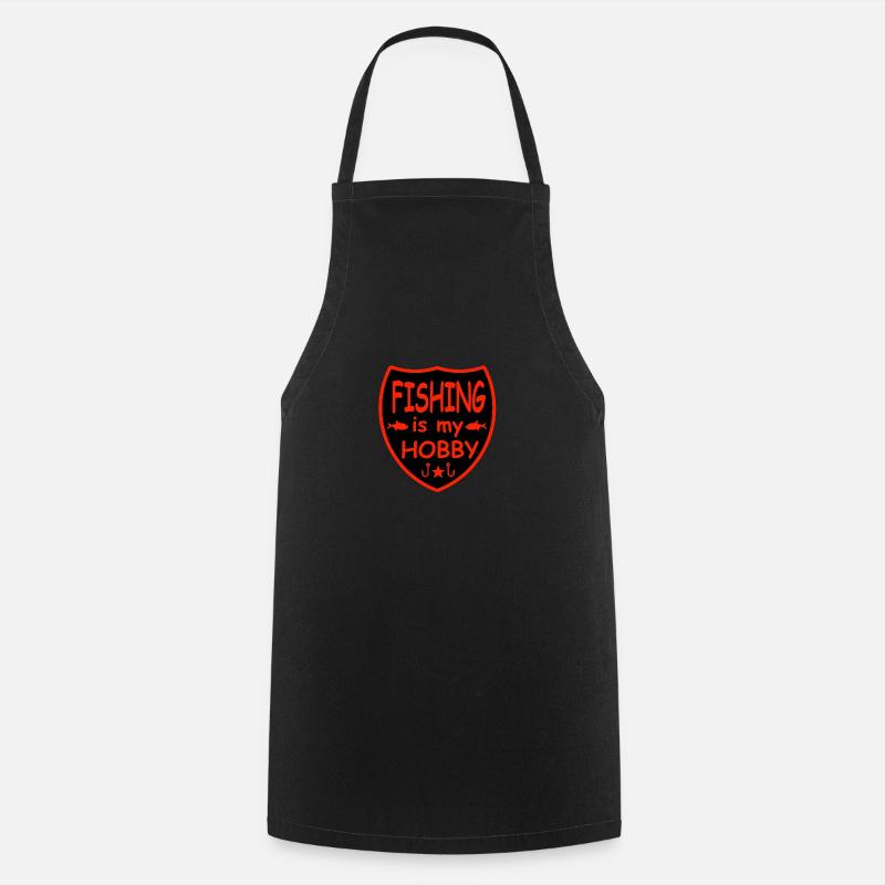 Pêche - Tablier de cuisine - noir