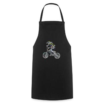 bmx - Cooking Apron - black - Front - AI Model Male 185 dark (185cm)