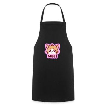 Qu’est-ce qui ne va pas avec ce chat? - Tablier de cuisine - noir - Devant - AI Model Male 185 dark (185cm)