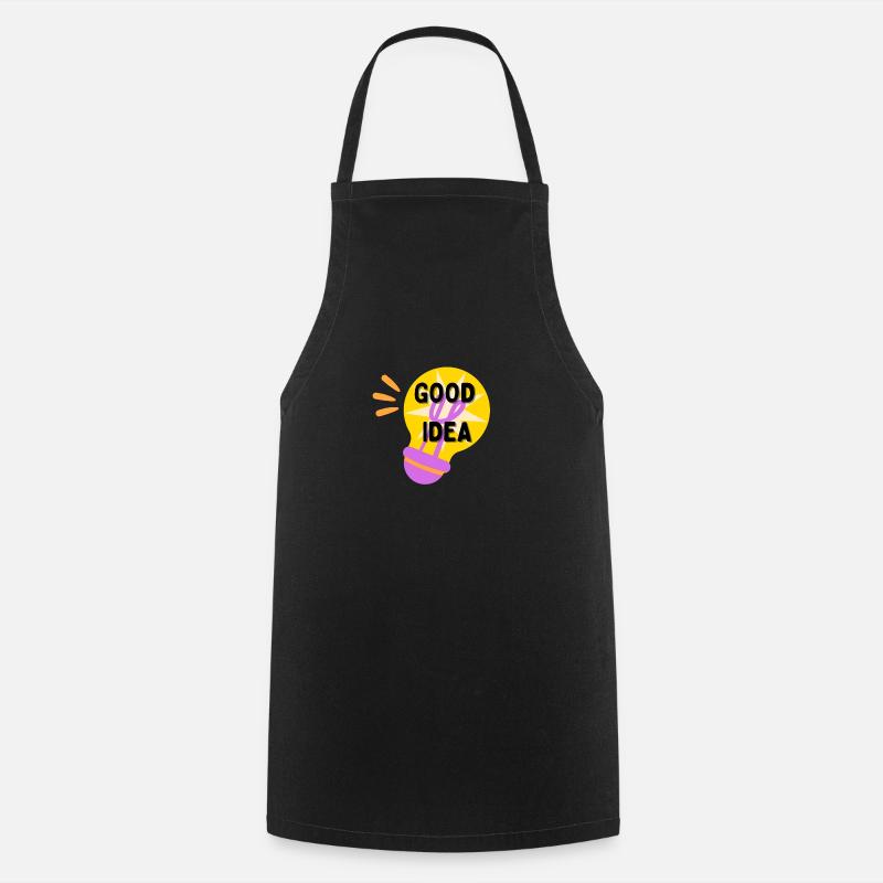 Good idea - Cooking Apron - black