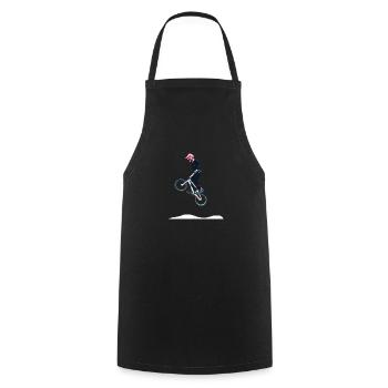 bmx - Cooking Apron - black - Front - AI Model Male 185 dark (185cm)