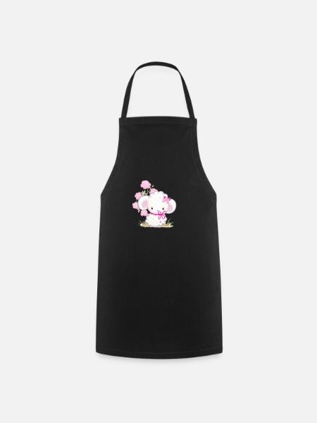 Animals sweet style - Cooking Apron - black