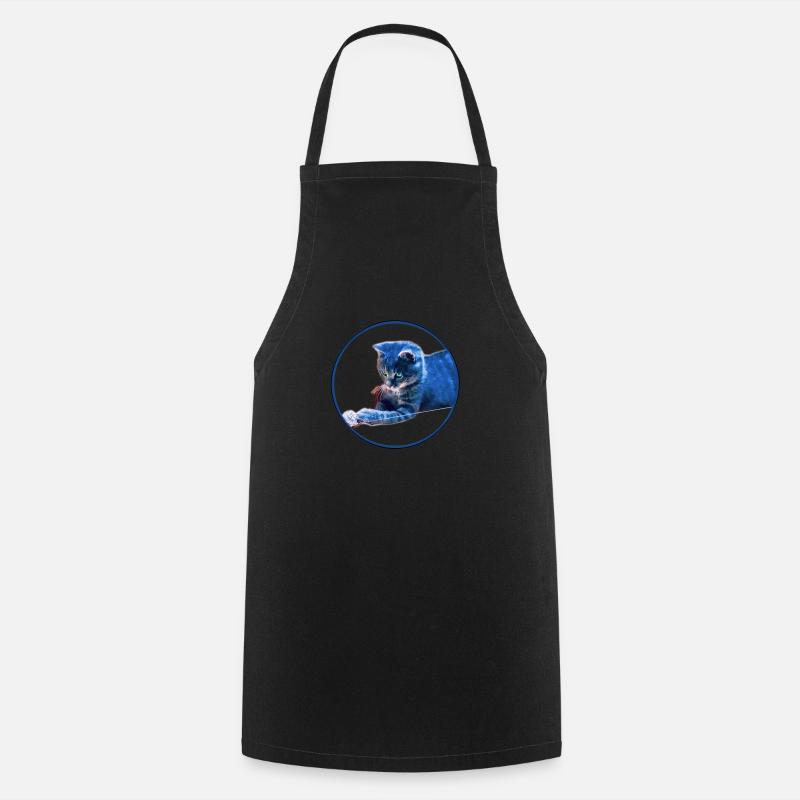 Playing kittens - Cooking Apron - black