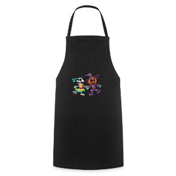 Halloween And Day Of The Dead - Cooking Apron - black - Front - AI Model Male 185 dark (185cm)