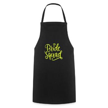 Bride bride wedding stag party bridesmaid party stag party - Cooking Apron - black - Front - AI Model Male 185 dark (185cm)