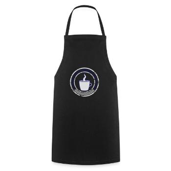 ne me parle pas - Tablier de cuisine - noir - Devant - AI Model Male 185 dark (185cm)