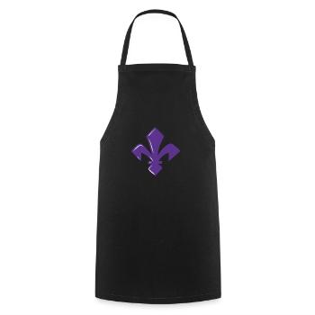 Lily Florence Purple - Cooking Apron - black - Front - AI Model Male 185 dark (185cm)