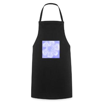 SOLESASO BLEU - Tablier de cuisine - noir - Devant - AI Model Male 185 dark (185cm)