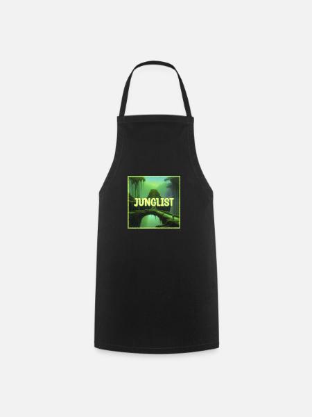 VINTAGE JUNGLIST II - Kochschürze - Schwarz